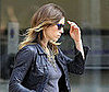 Photo Slide of Jessica Biel Visiting a Manhattan FedEx