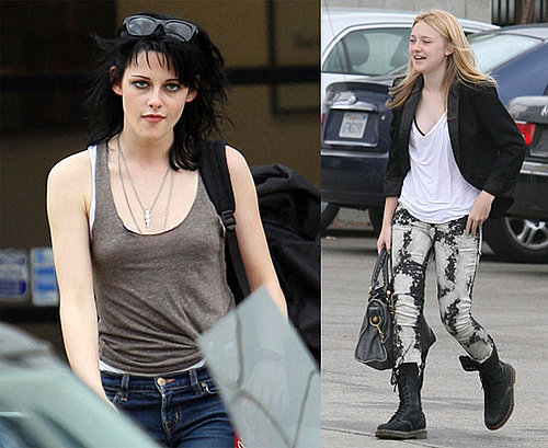Photos of Kristen Stewart and Dakota Fanning Filming The Runaways, Video with New Moon Footage, Robert Pattinson Interview