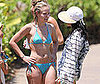Slide Photo of Kristen Bell in Bikini in Hawaii