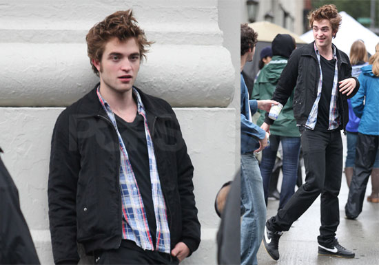 Robert Pattinson Filming Remember Me in NYC