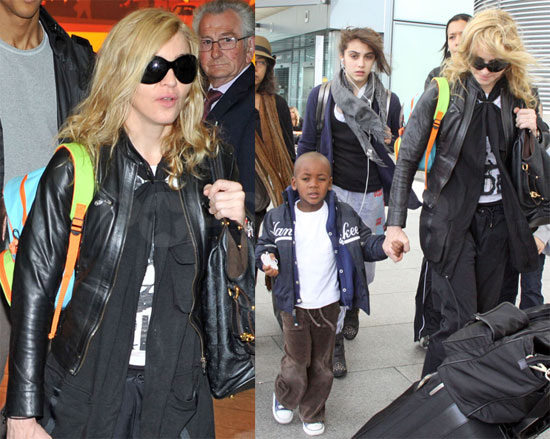 Madonna at Heathrow