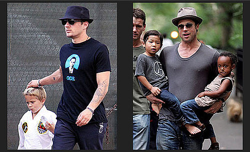 Photos of Celebrity Dads With Their Celebrity Babies