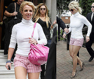 Photos of Britney Spears Visiting a London McDonalds Before Heading to Manchester for the Circus Tour; Engaged to Jason Trawick?