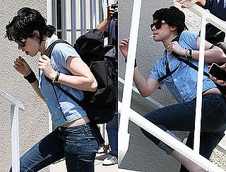 Photos of Kristen Stewart With a Lollipop on the Set of The Runaways