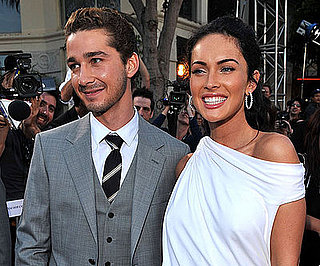 Slide Photo of Megan Fox and Shia LaBeouf in LA