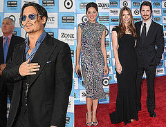 Photos of Johnny Depp, Christian Bale, Marion Cotillard from LA Premiere of Public Enemies