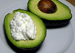Avocado and Cottage Cheese Snack