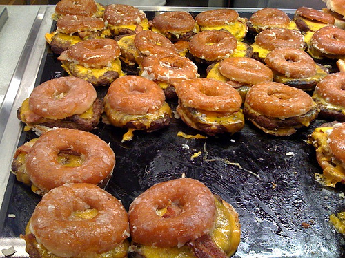 Krispy Kreme Bacon Cheddar Cheeseburgers Krispy Kreme Bacon Cheddar Cheeseburgers