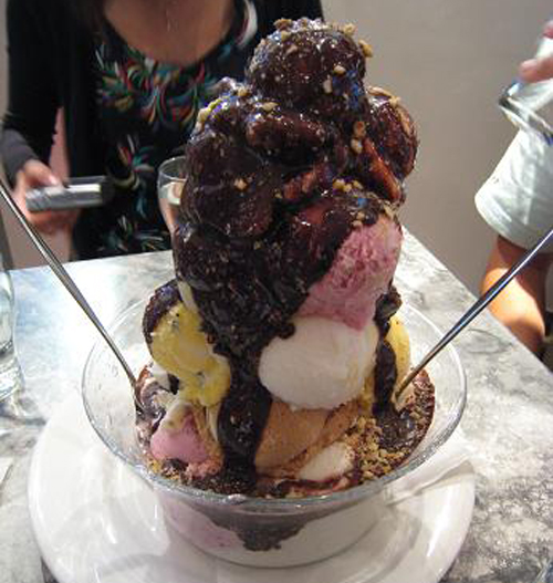 The Gastronomic Surprise Maxi Rainbow 24 Scoop Ice Cream Sundae The Gastronomic Surprise Maxi Rainbow 24 Scoop Ice Cream Sundae
