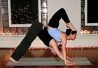 Partner Yoga Pose: Down Dog Scorpion