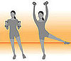 Multitasking Move: Side Leg With Shoulder Press