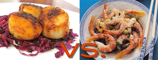 Seafood Dilemma: Shrimp vs. Scallops Seafood Dilemma: Shrimp vs. Scallops
