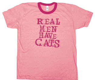 Real Men Have Cats T-Shirt