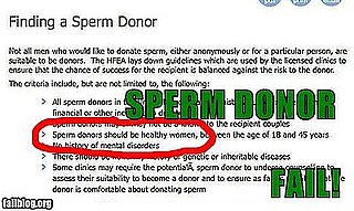 The Top Sign You Picked the Wrong Sperm Bank...