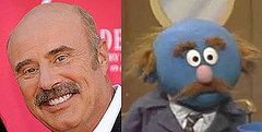 Twin Peeps: Dr. Phil and Muppet Who Complained About a Fly in His Soup