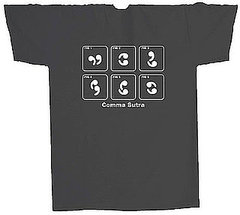 Product of the Day: Comma Sutra T-Shirt