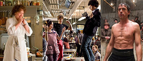 Movie Preview Video Clips at End of Oscars Credits: Amelia, Sherlock Holmes, Julie and Julia, Fame, Up