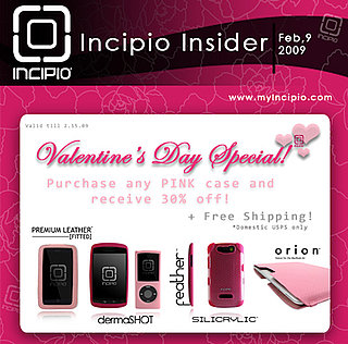 Get 30 Percent Off Discount for Valentine's Day on Pink iPhone and BlackBerry Cases From Incipio