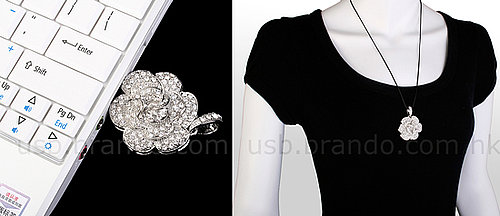 Crystal Rose USB Necklace: Love It or Leave It?