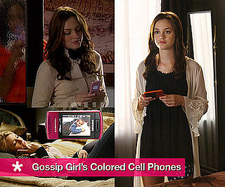 Brightly Colored LG and Samsung Cell Phones on The TV Show Gossip Girl