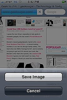 Save Images on the iPhone with One Click