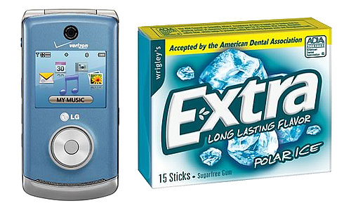 Are These Names For a Cell Phone or a Gum Brand?