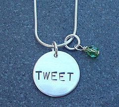 Tweet Necklace For Twitter Lovers