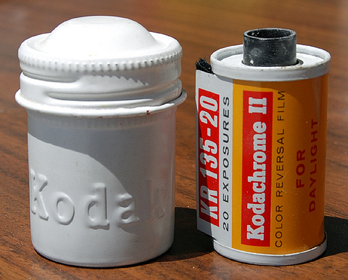 Vintage Kodak Film Canisters Made of Aluminum