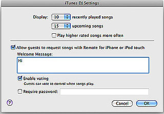 Daily Tech: iTunes DJ Lets Guests Pick Your Playlist Songs