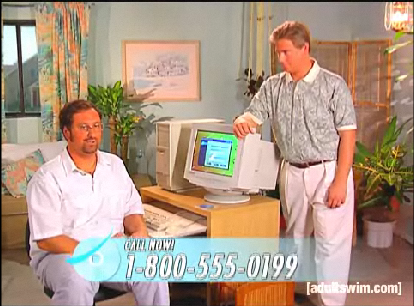 Tim and Eric of Adult Swim Hawk The Innernette
