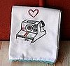 Polaroid Tea Towel by Red Velvet Art Costs $18