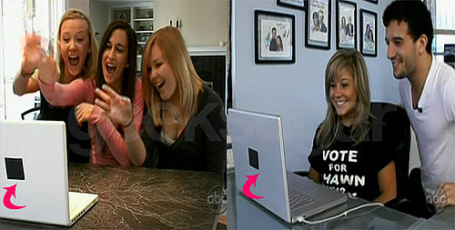 Dancing With the Stars Hide the Apple Logo on Laptops