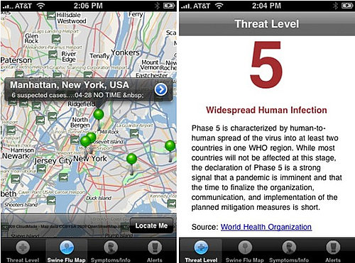 Daily Tech: Swine Flu iPhone App For the Overly Paranoid