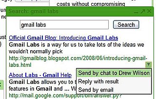 Gmail Lab Lets You Search Google Without Leaving Gmail