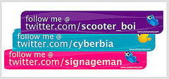 Pimp Your Ride With a "Follow Me" Twitter Sticker Pimp Your Ride With a "Follow Me" Twitter Sticker