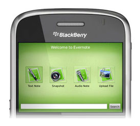 Evernote Is Now Available on the BlackBerry