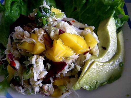 Recipe for Ellie Krieger's Easy Crab Salad With Mangoes Recipe for Ellie Krieger's Easy Crab Salad With Mangoes