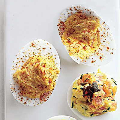 Deviled Eggs and Rosé Deviled Eggs and Rosé