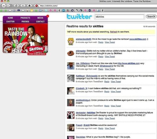 Skittles Ups Internet Presence With Interactive Interweb