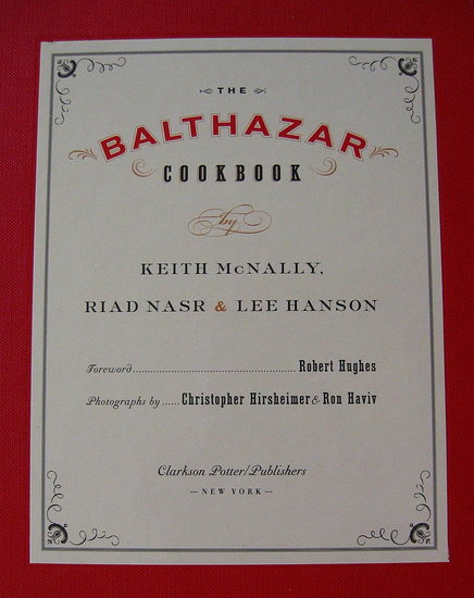 Must-Read: The Balthazar Cookbook