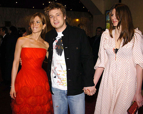 As much a Hollywood celebrity as a chef, Jamie rubs elbows with the likes of Jennifer Aniston at movie premieres, like this London showing of Along Came Polly in February 2004.
As much a Hollywood celebrity as a chef, Jamie rubs elbows with the likes of Jennifer Aniston at movie premieres, like this London showing of Along Came Polly in February 2004.