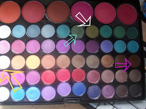 Everyday make -up (green)