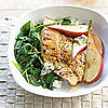 Fast Easy Dinner Recipe For Turkey With Spinach, Pears, and Blue Cheese