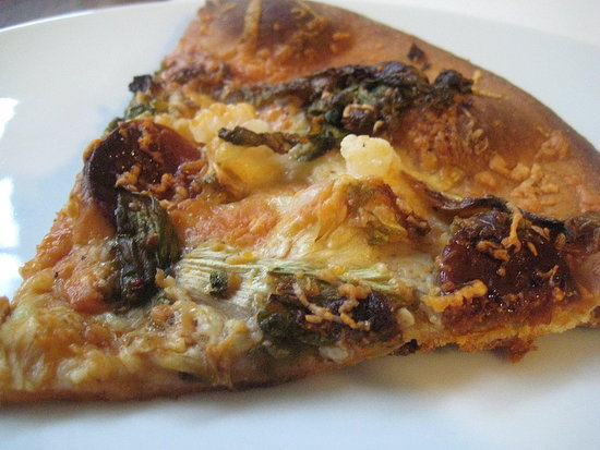 Manchego Pizza With Chorizo and Shrimp
