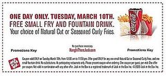 Score Free Jack in the Box Tuesday March 10 Score Free Jack in the Box Tuesday March 10