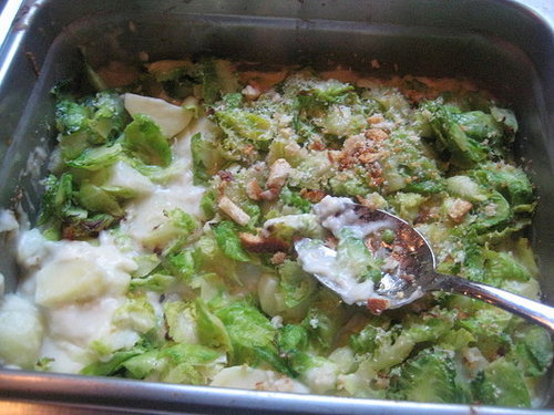Would You Eat This Caesar-Salad-Topped Potato Gratin? 