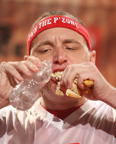 Pizza Hut P'Zone Eating Competition Pizza Hut P'Zone Eating Competition