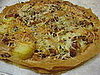 Potato, Bacon, and Asiago Pizza