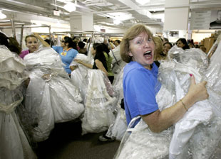 Filene's Basement Annual Running of the Brides