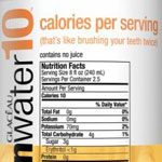 Vitamin Water 10 now with 25 calories